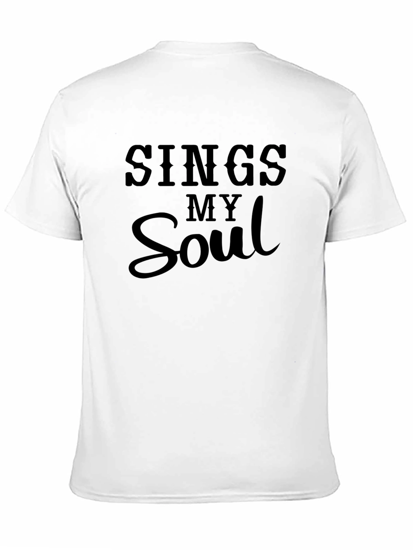 Sings My Soul Black Graphic Tee