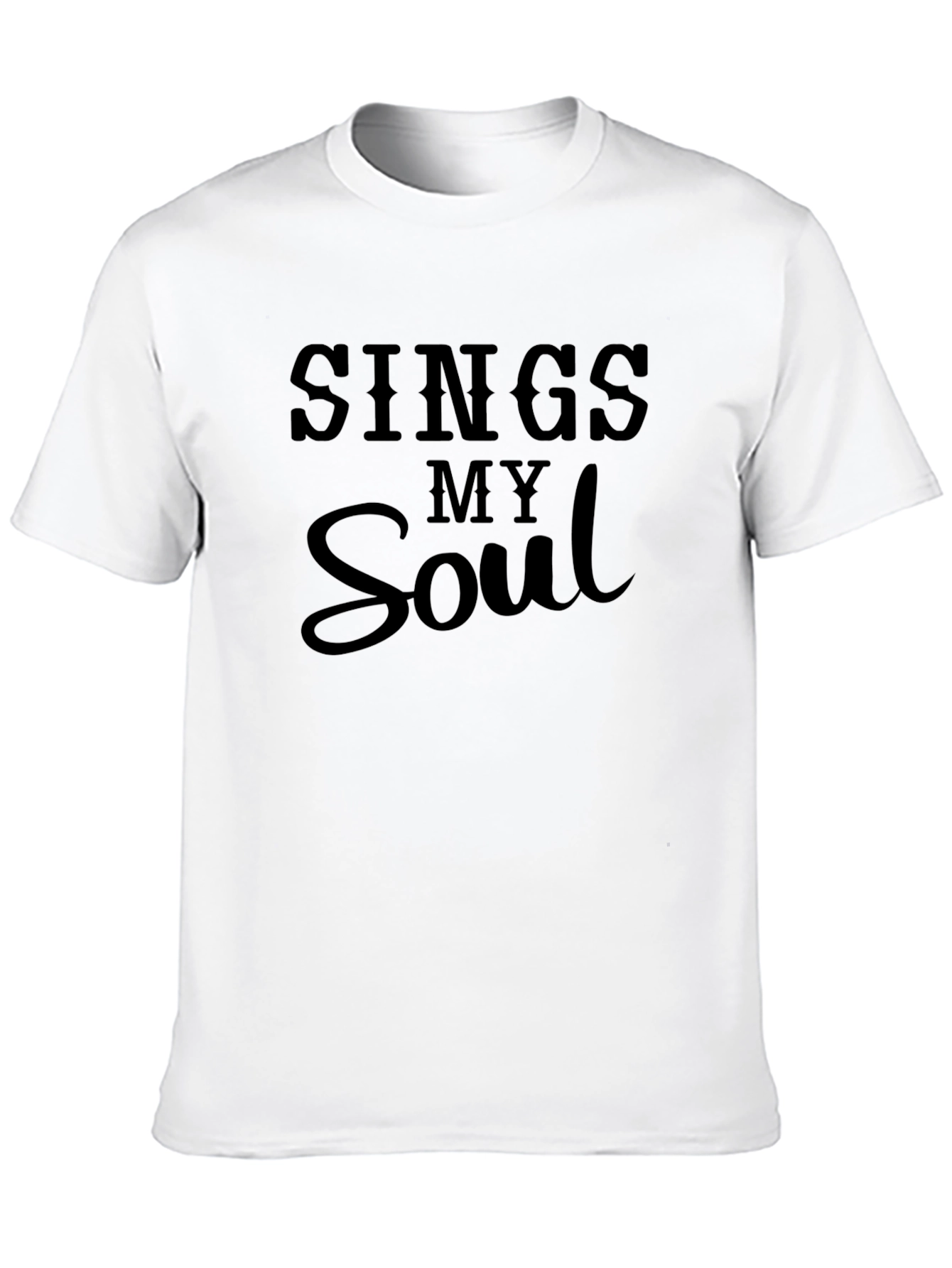 Sings My Soul Black Graphic Tee