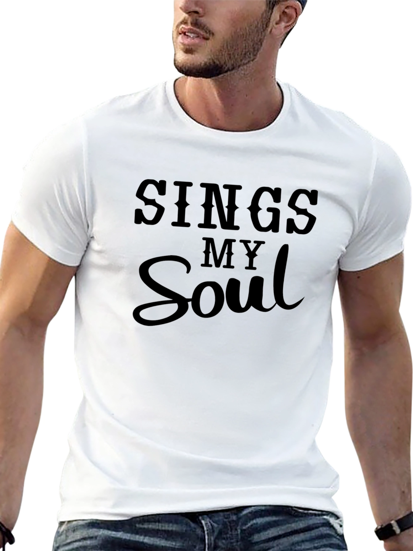 Sings My Soul Black Graphic Tee