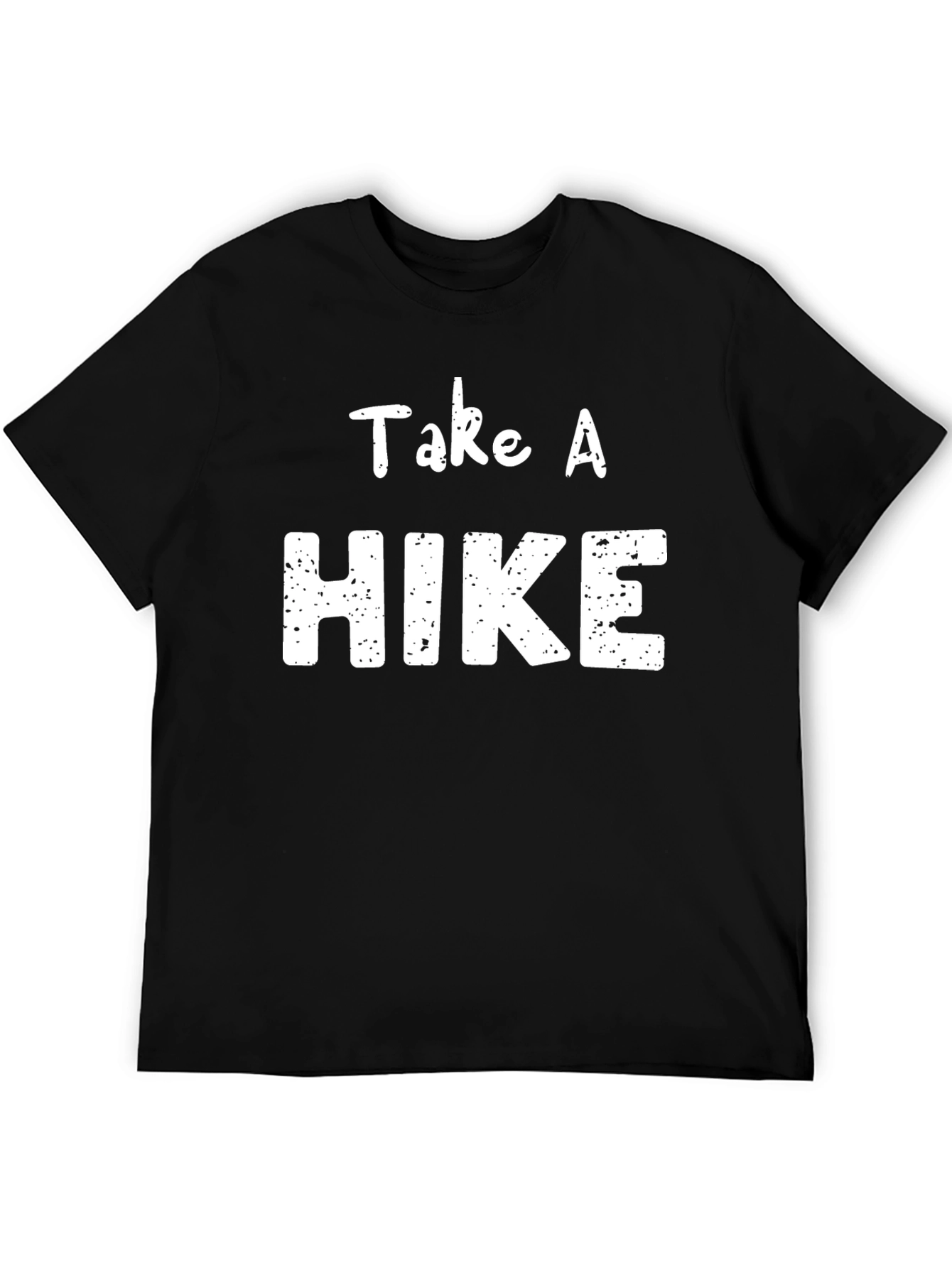 Take a Hike T-Shirt -  Black Crewneck Graphic Tee