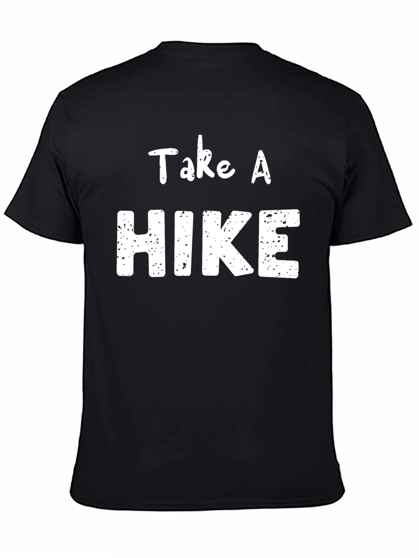 Take a Hike T-Shirt -  Black Crewneck Graphic Tee