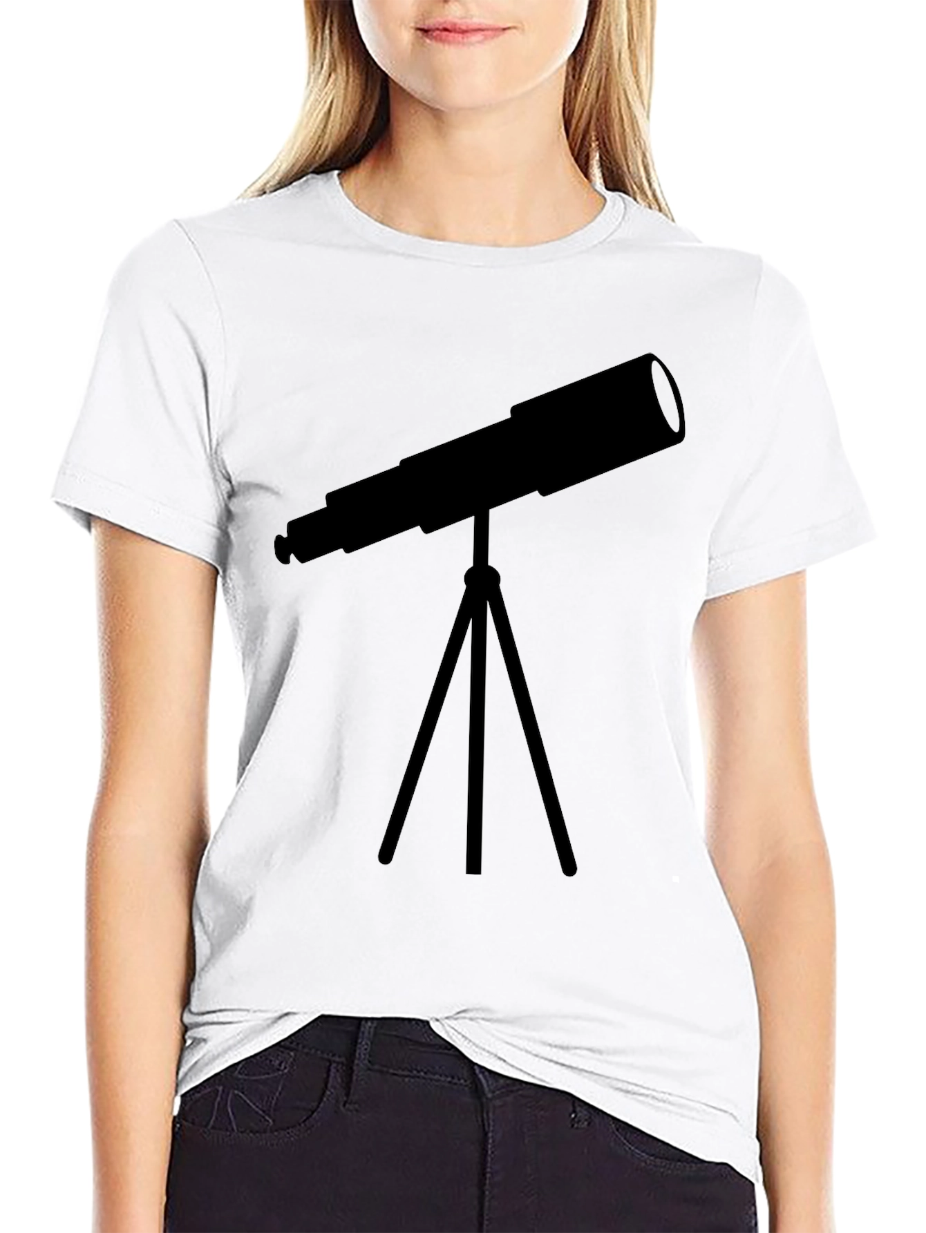 Telescope Graphic Tee - Stargazer Astronomy Shirt