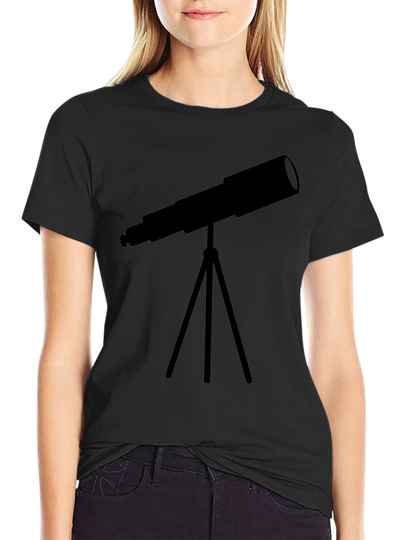 Telescope Graphic Tee - Stargazer Astronomy Shirt