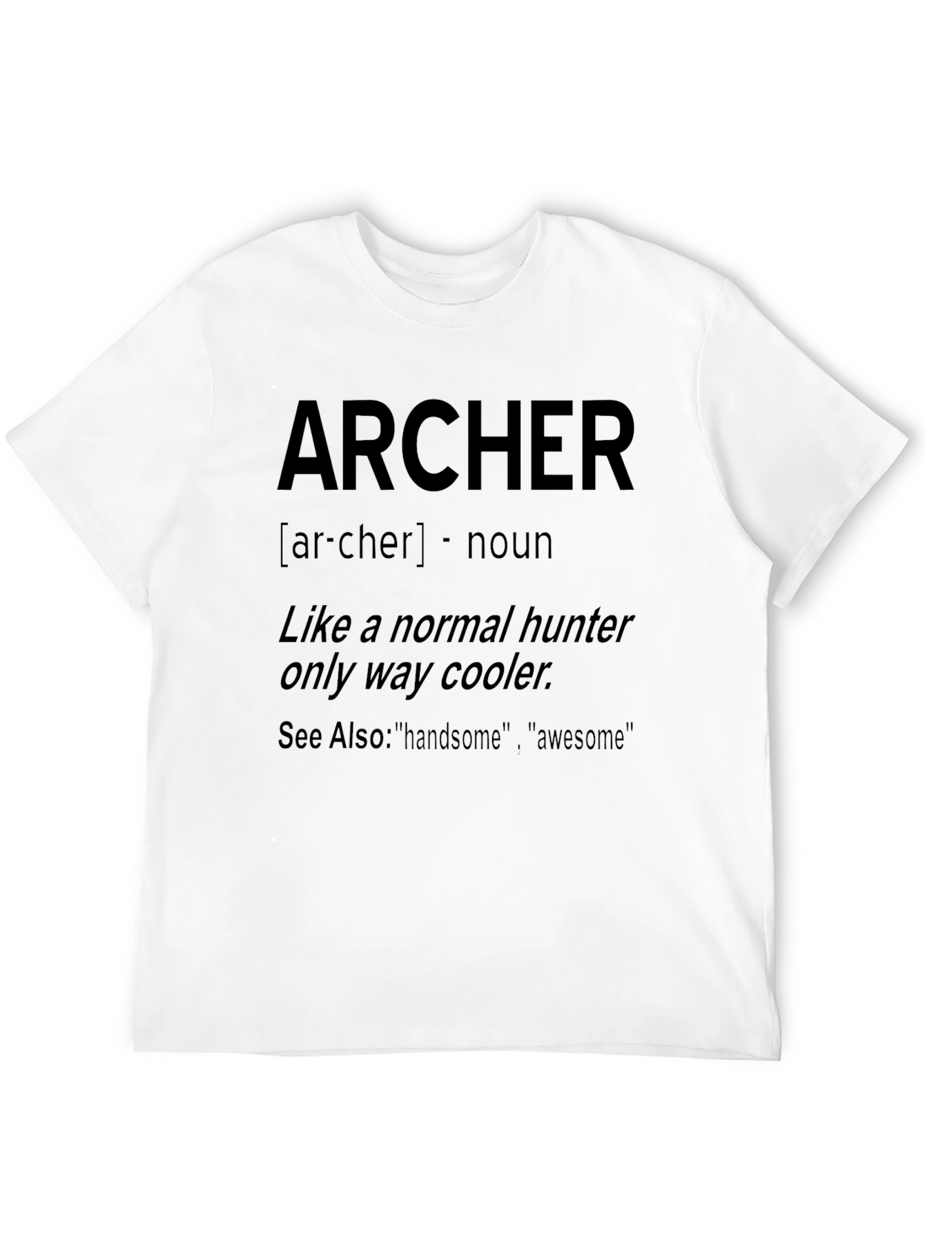 Archer Definition Black T-Shirt