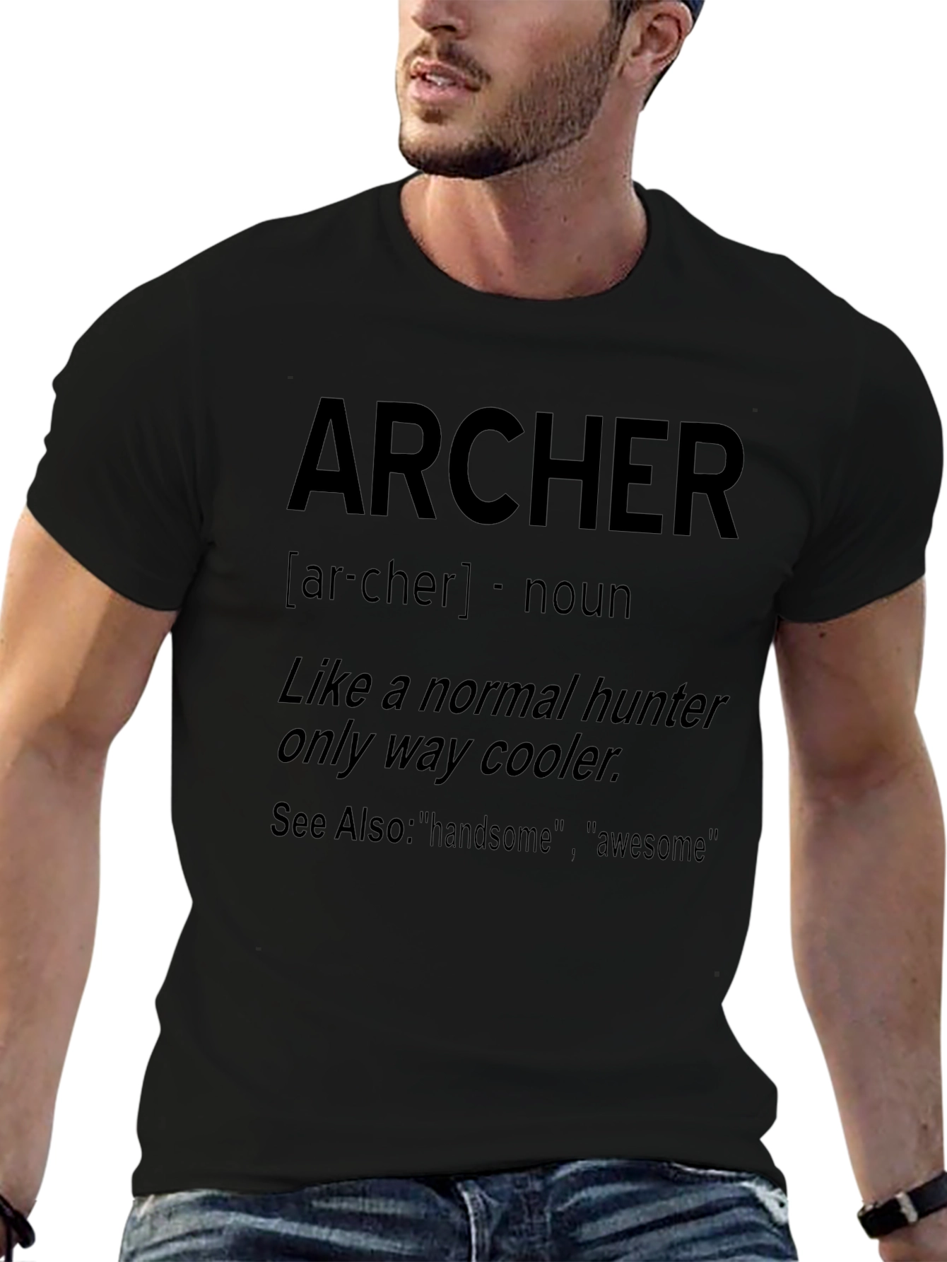 Archer Definition Black T-Shirt