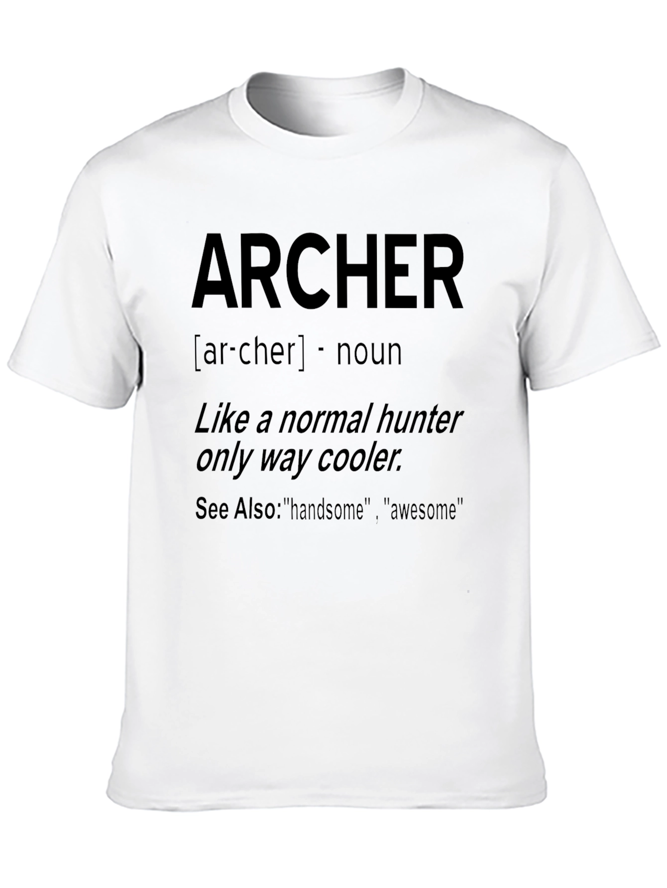 Archer Definition Black T-Shirt