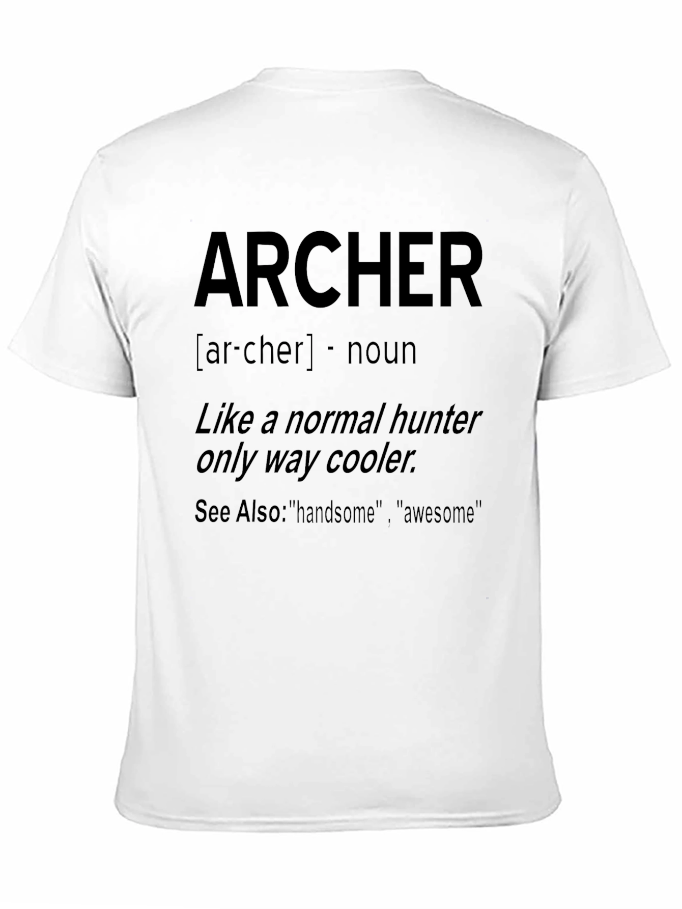 Archer Definition Black T-Shirt