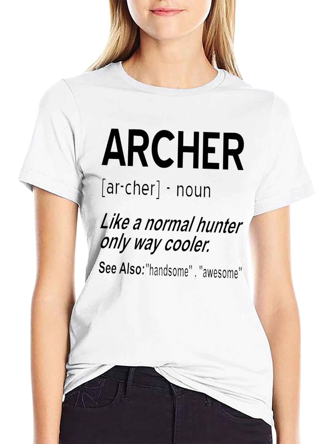 Archer Definition Black T-Shirt