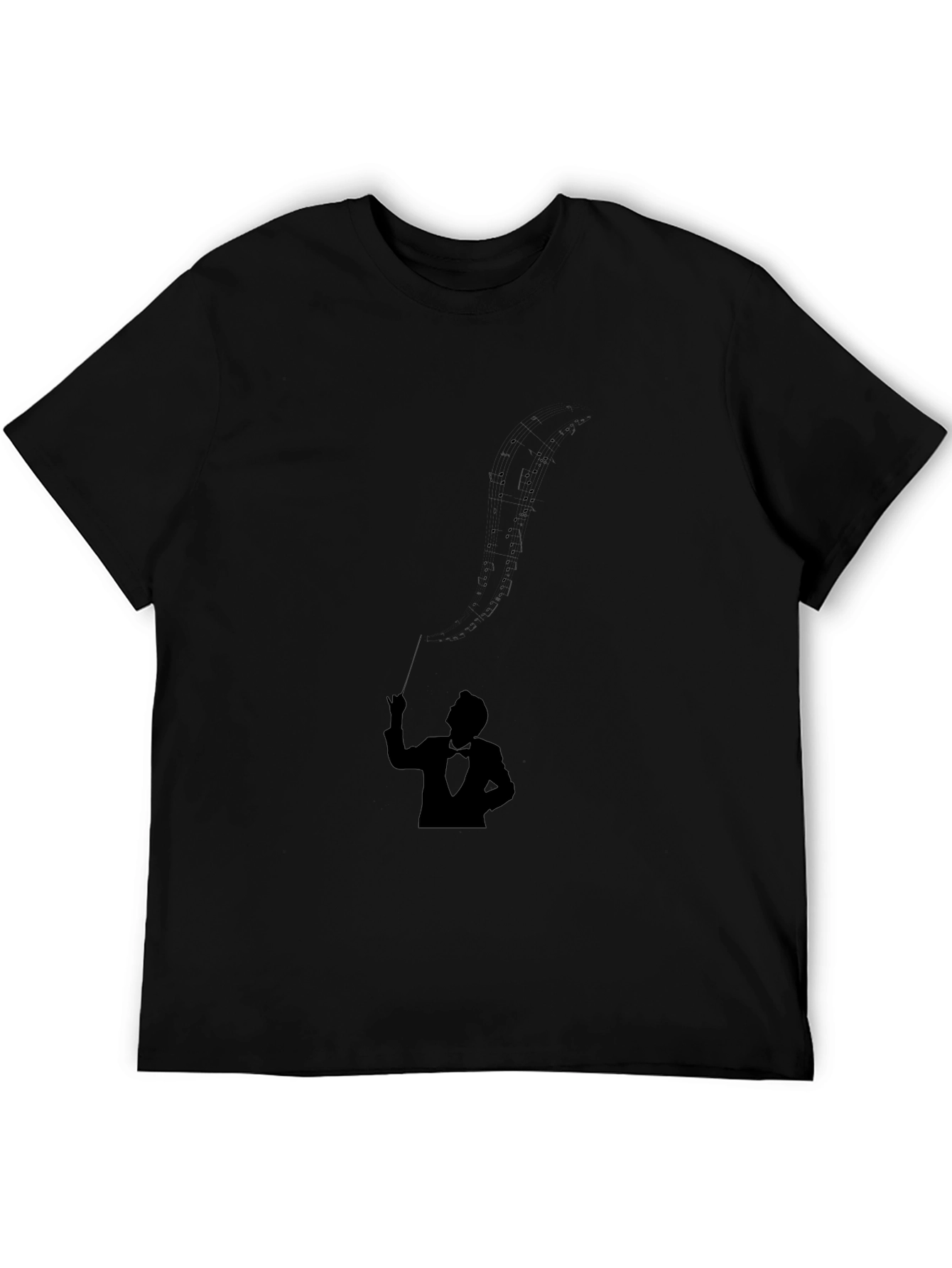 Mens Black Magician Graphic Tee