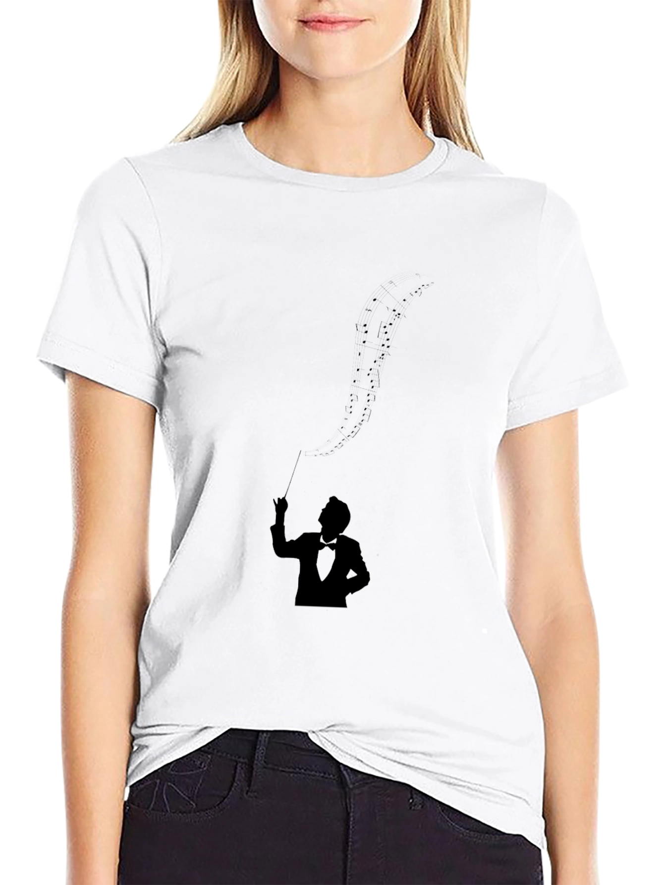 Mens Black Magician Graphic Tee