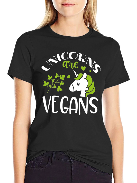 Unicorn Vegan T-Shirt - Cute Graphic Tee for Animal Lovers