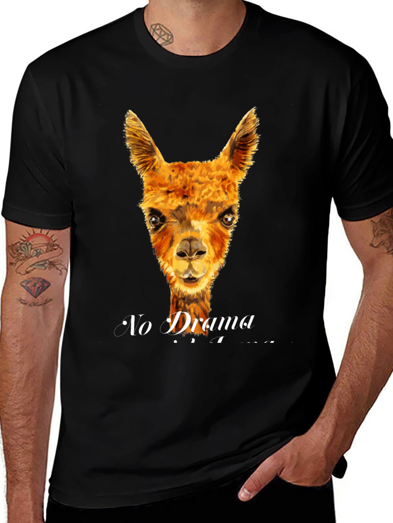 No Drama Llama T-Shirt - Funny Animal Tee