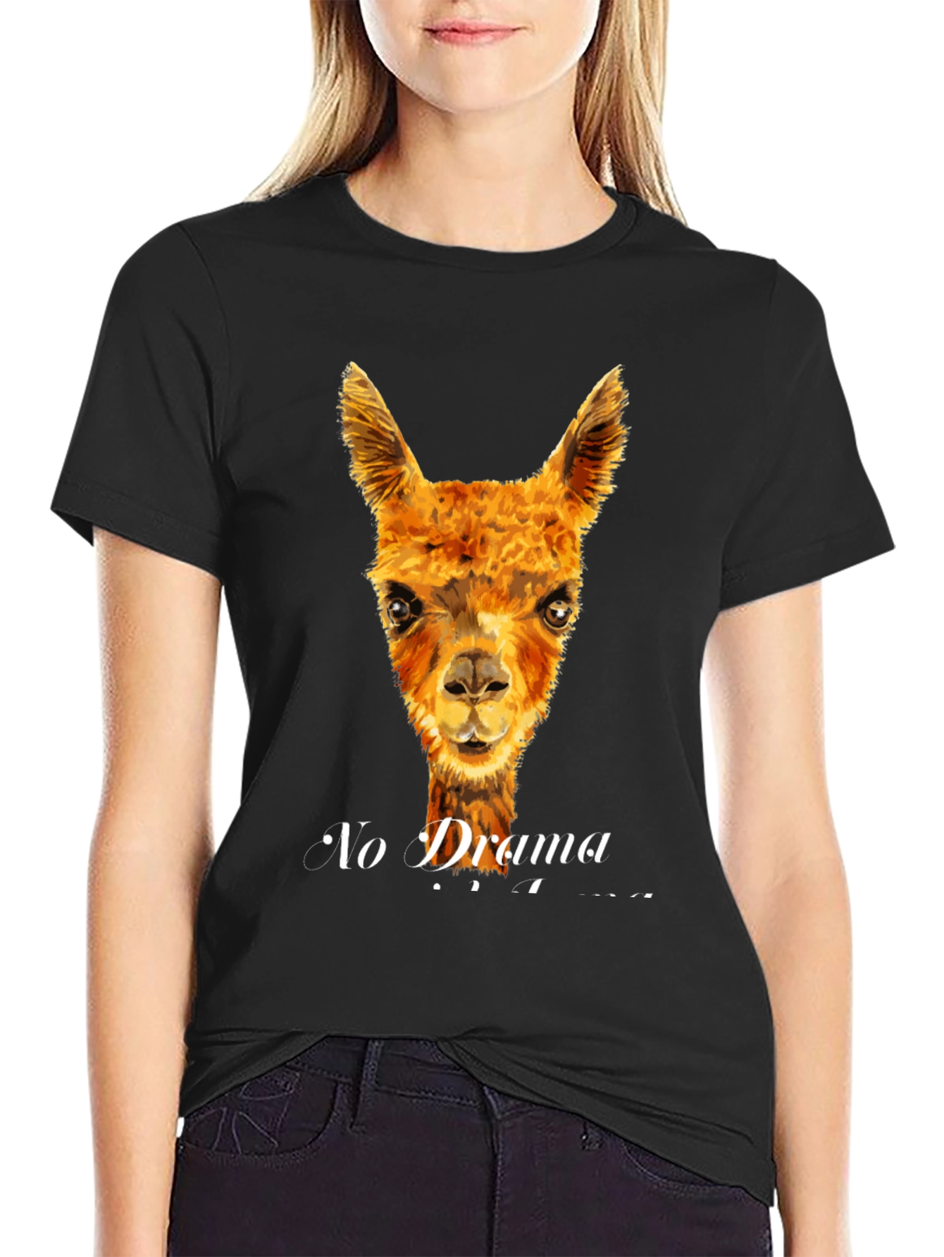 No Drama Llama T-Shirt - Funny Animal Tee