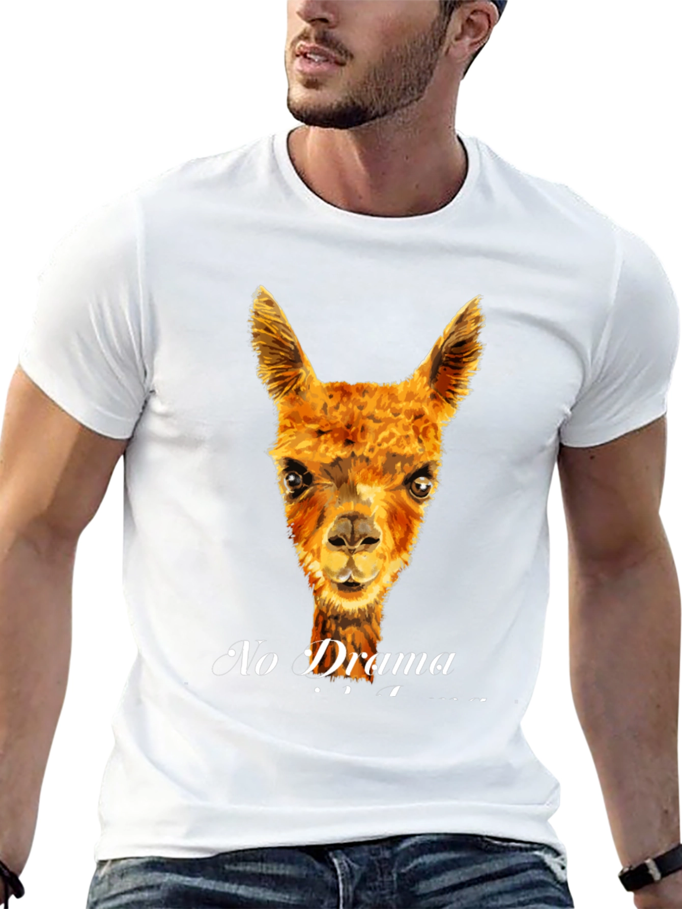 No Drama Llama T-Shirt - Funny Animal Tee