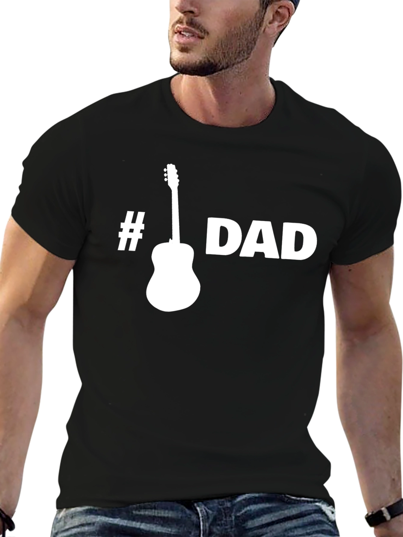 Guitar Dad T-Shirt - Music Lover Fathers Day Tee