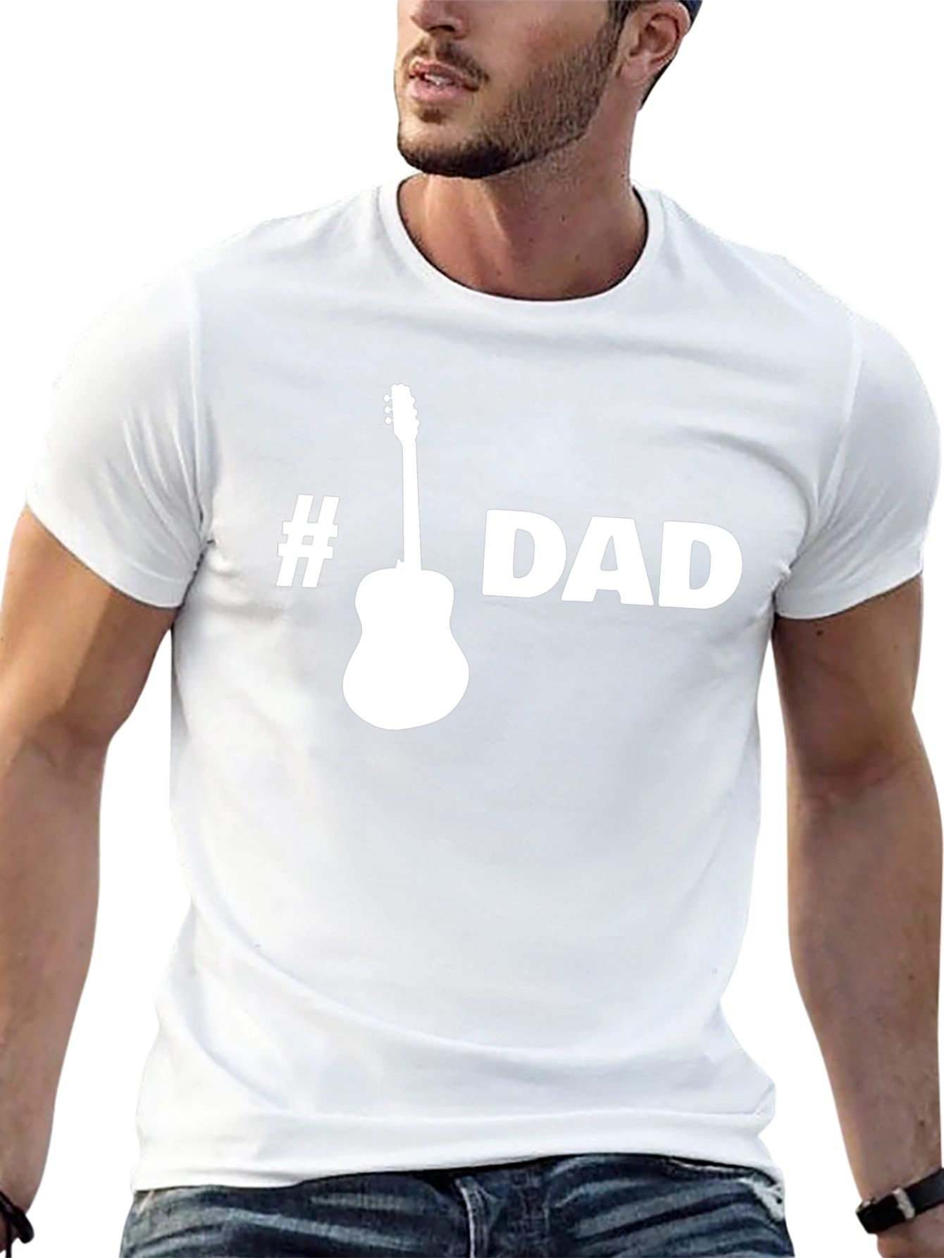 Guitar Dad T-Shirt - Music Lover Fathers Day Tee