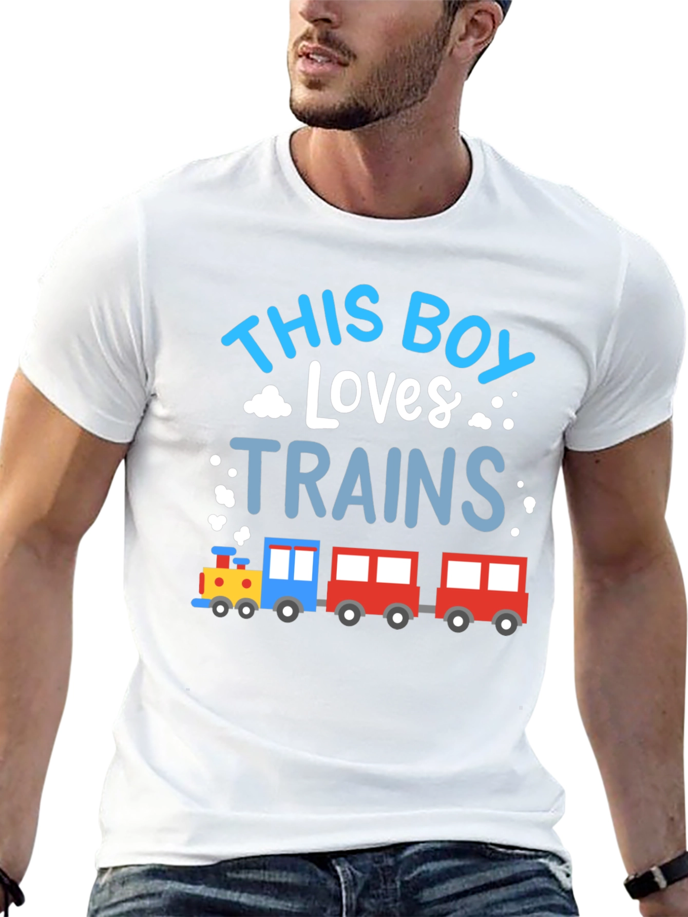 This Boy Loves Trains T-Shirt