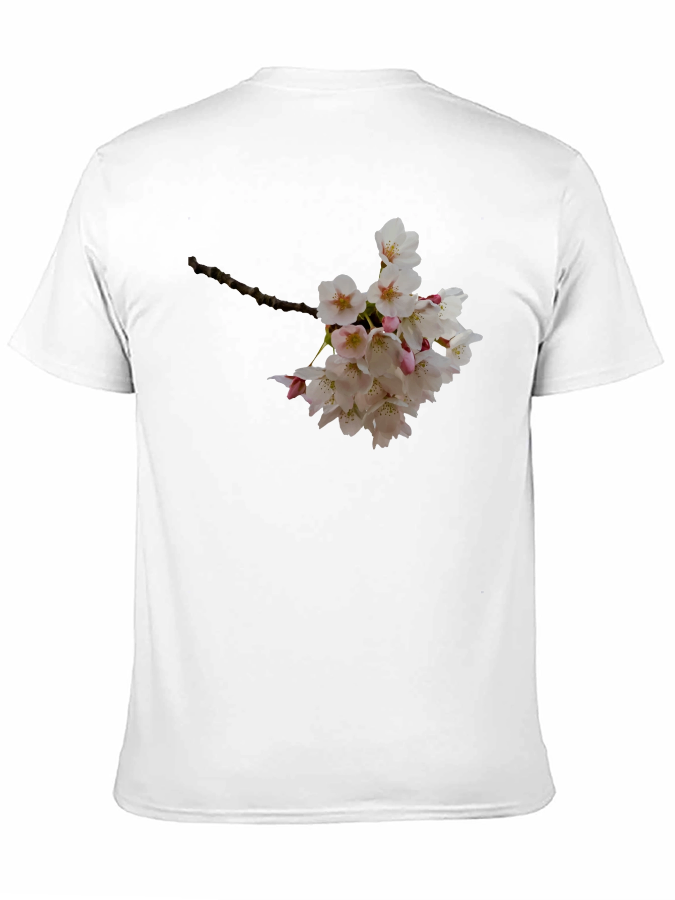 Floral Print Black T-Shirt - Nature Inspired Style