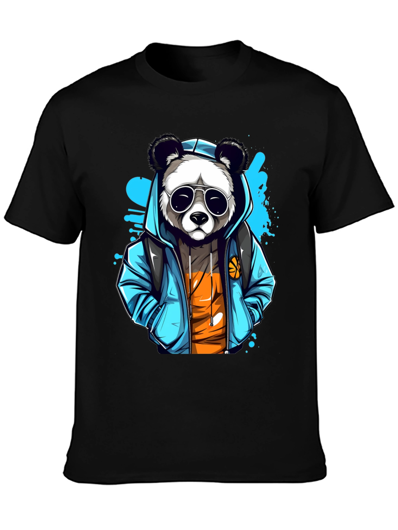 Cool Panda Graphic T-Shirt