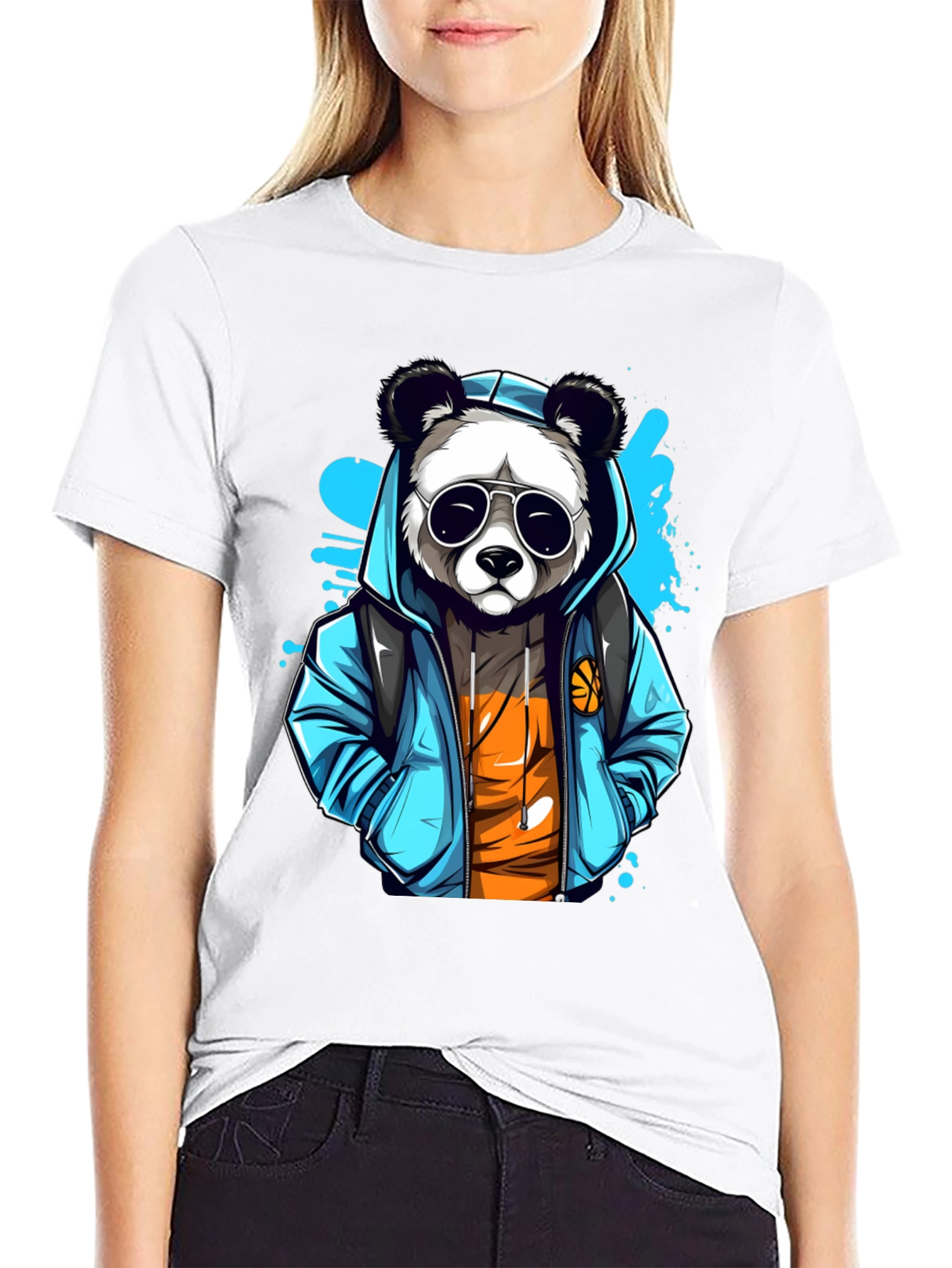 Cool Panda Graphic T-Shirt