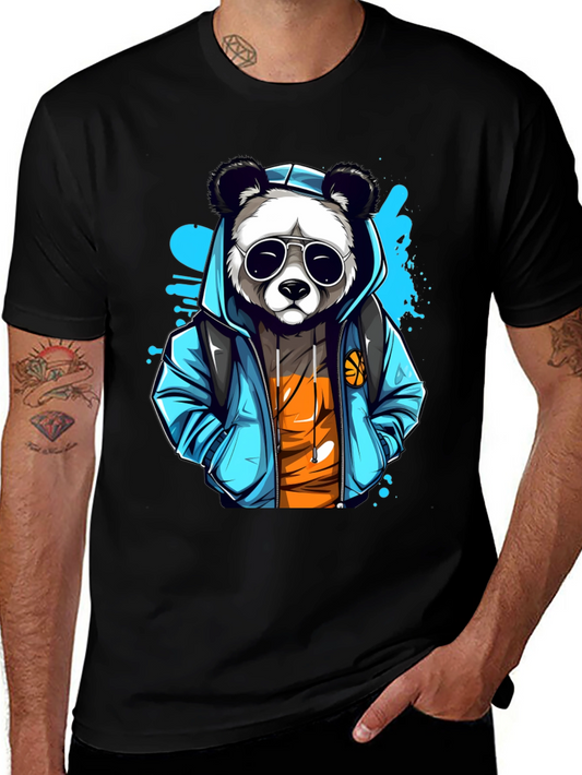 Cool Panda Graphic T-Shirt