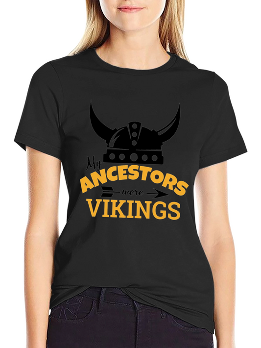 Viking Ancestry T-Shirt - Black
