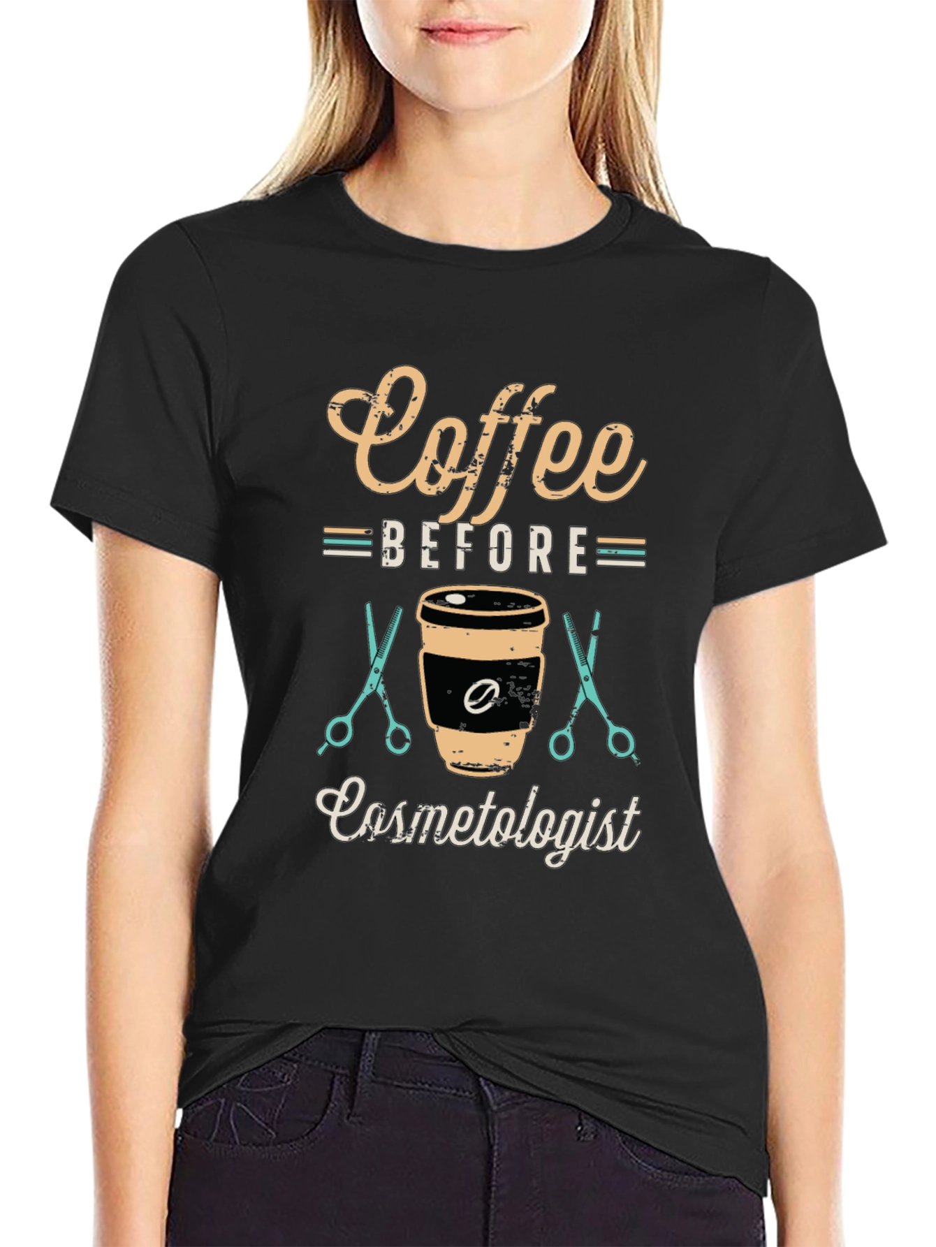 Coffee Before Cosmetologist T-Shirt