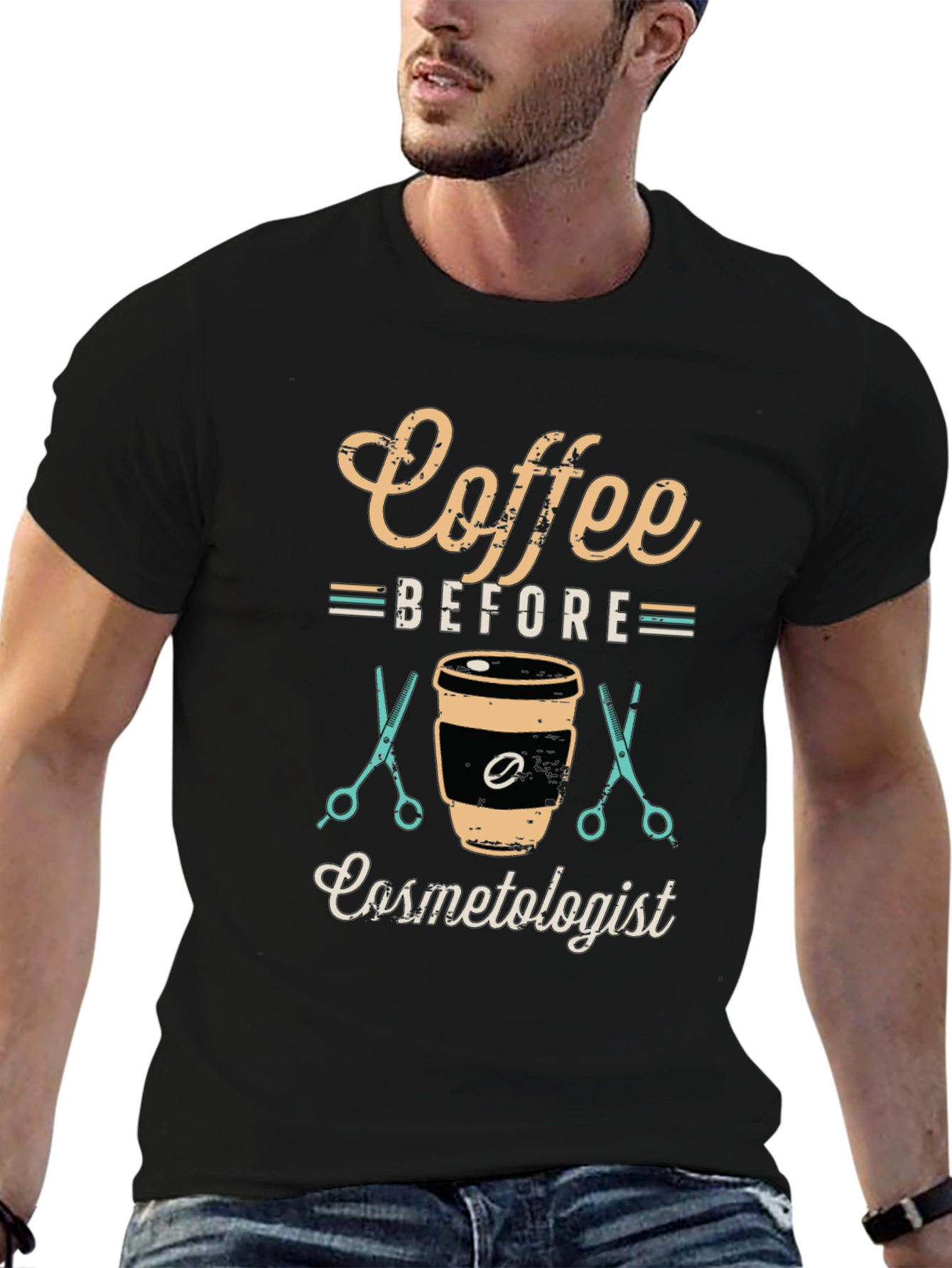 Coffee Before Cosmetologist T-Shirt