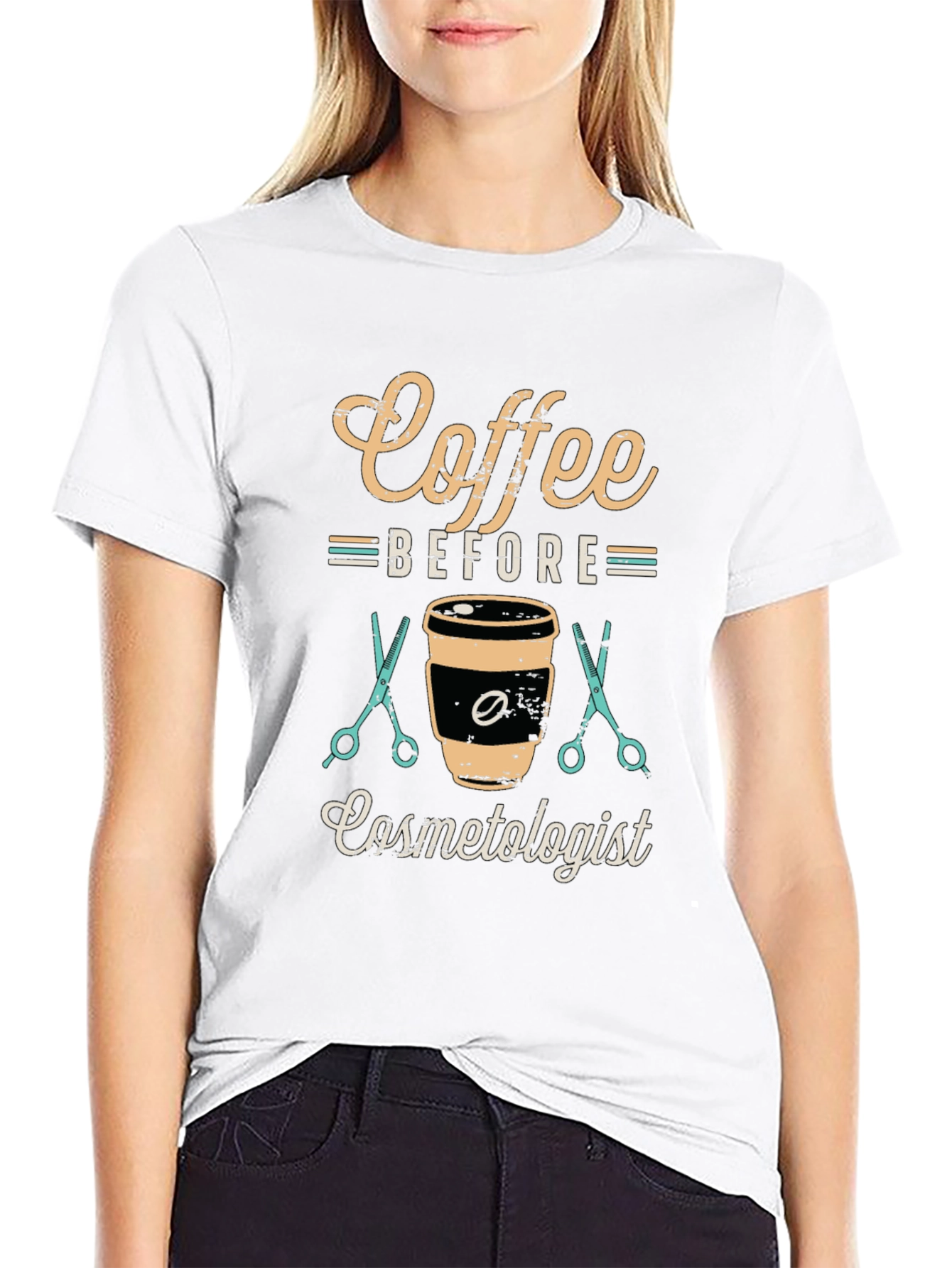 Coffee Before Cosmetologist T-Shirt