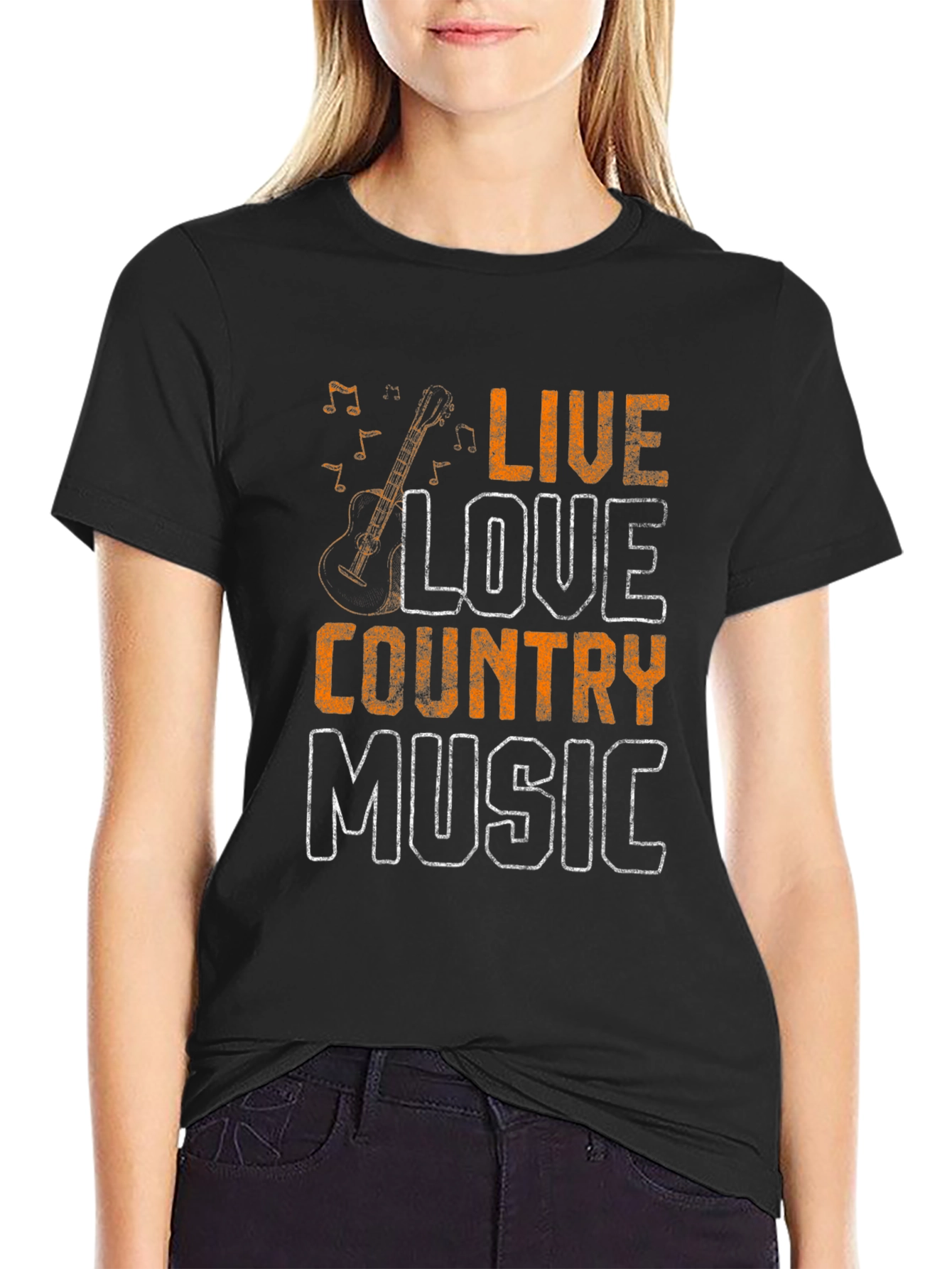 Live Love Country Music Graphic Tee