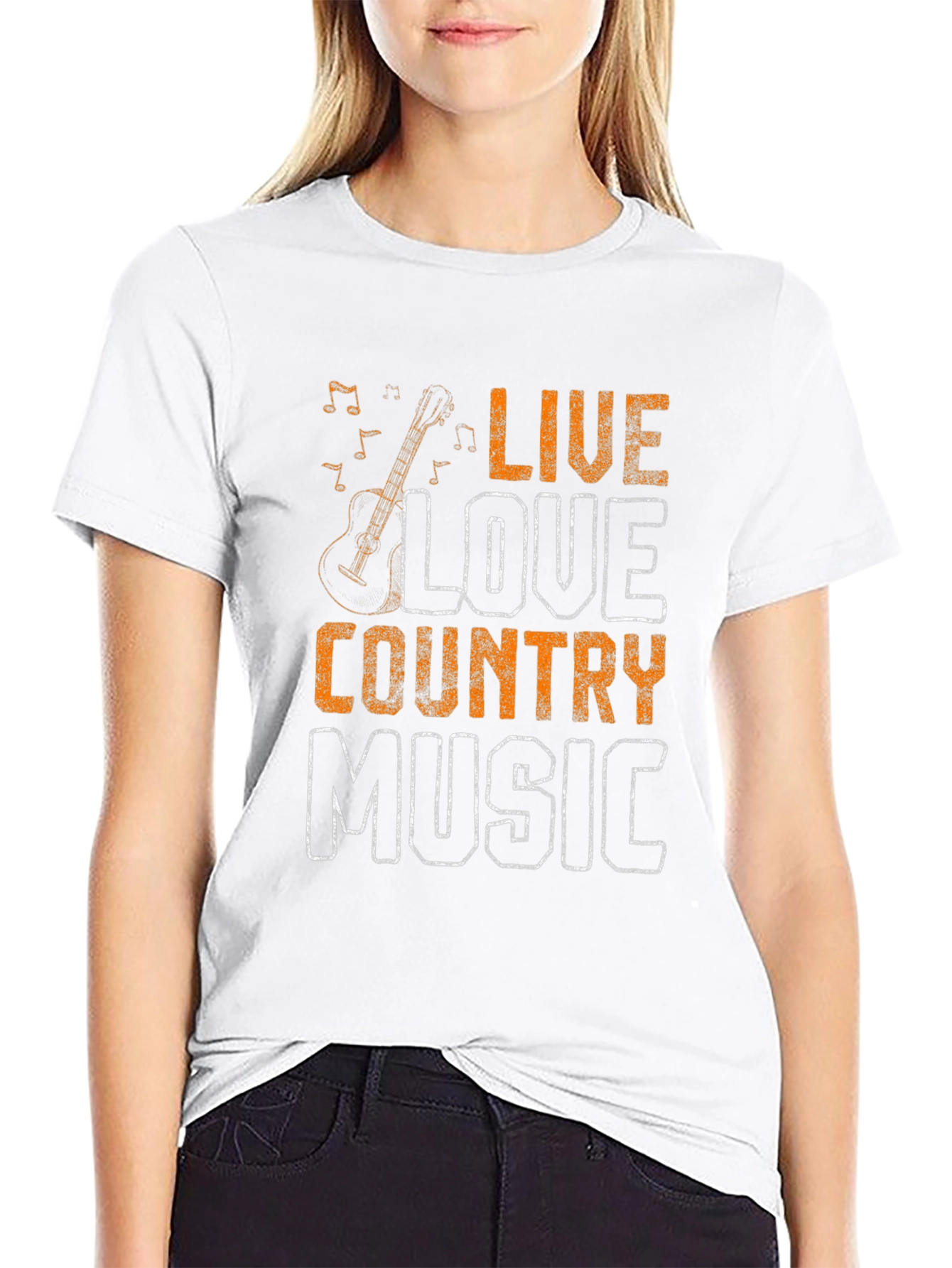Live Love Country Music Graphic Tee
