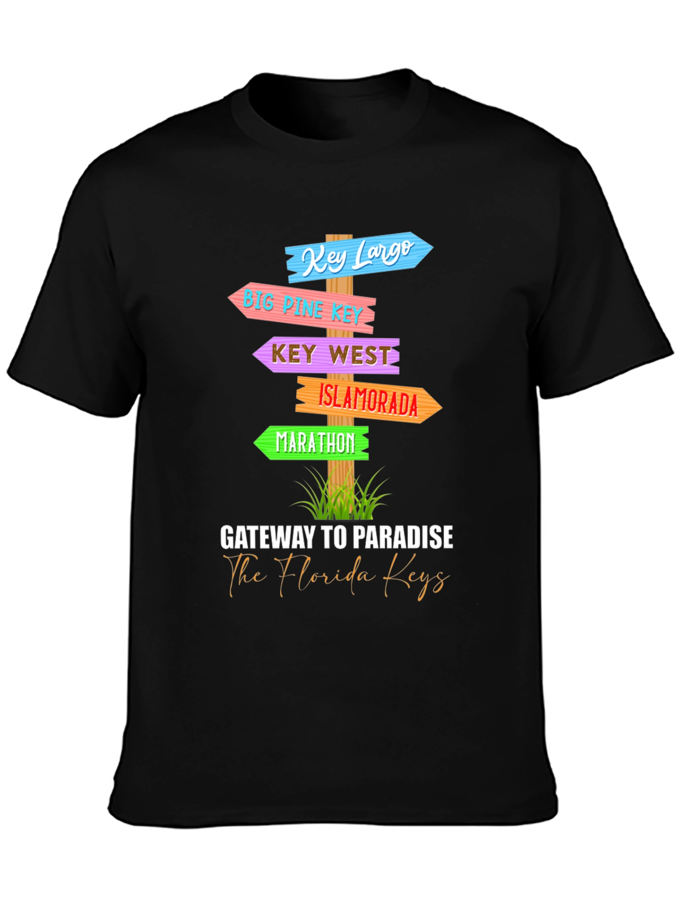 Florida Keys Destination Sign T-Shirt
