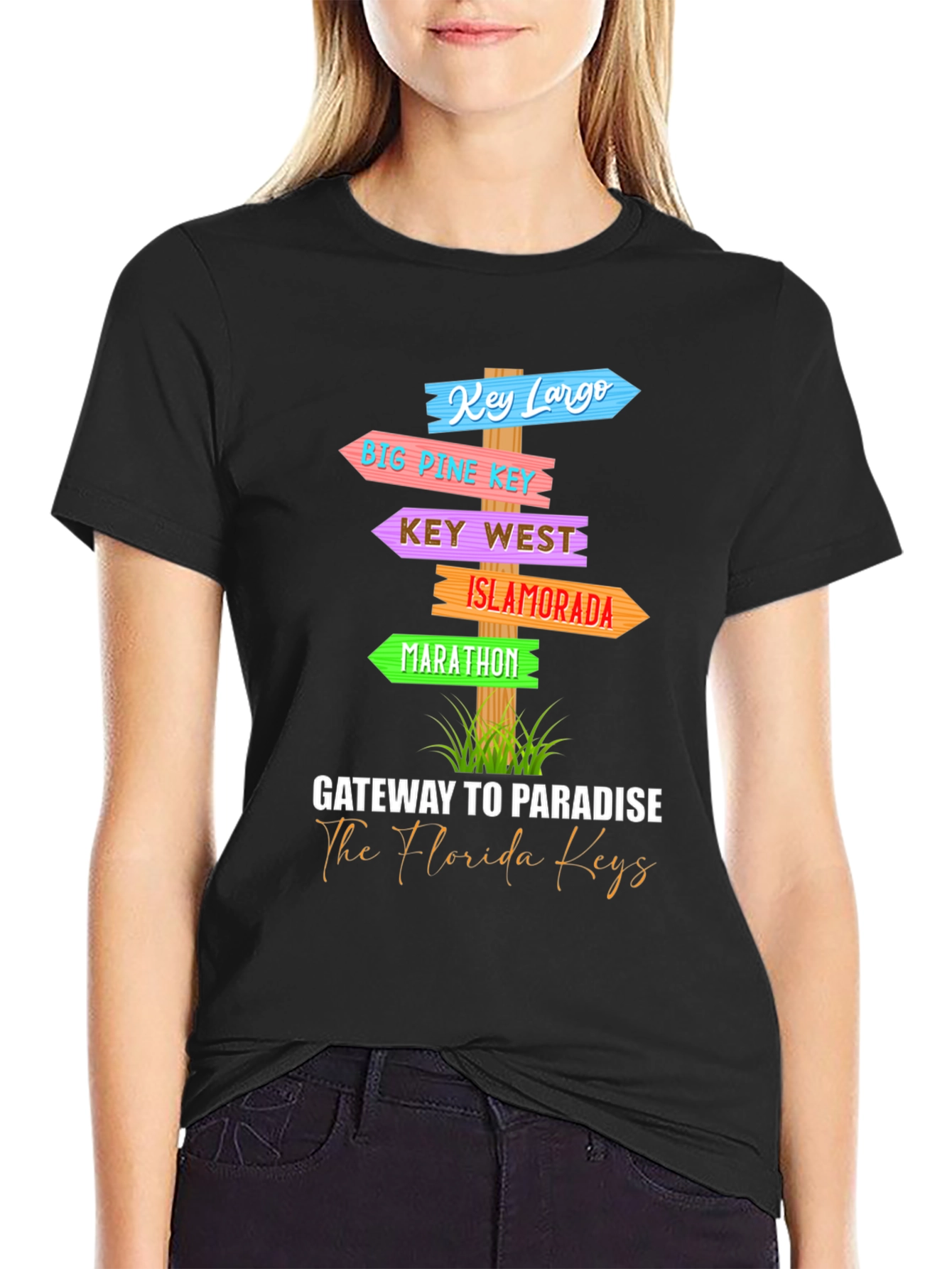 Florida Keys Destination Sign T-Shirt