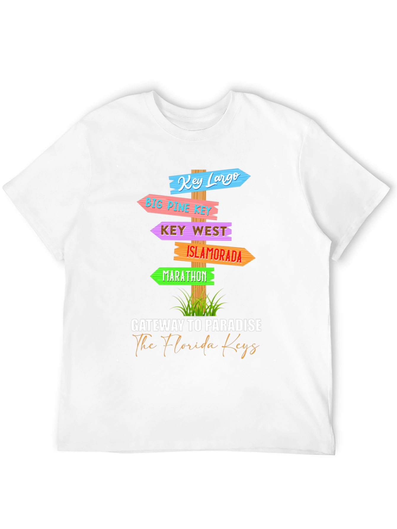 Florida Keys Destination Sign T-Shirt