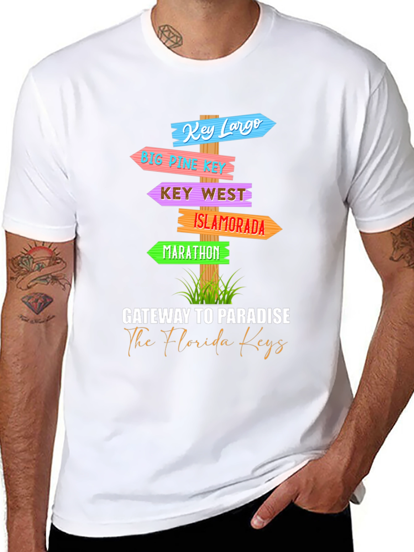 Florida Keys Destination Sign T-Shirt