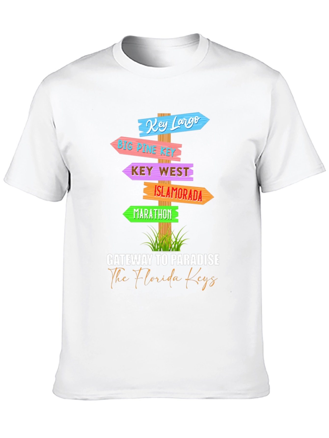 Florida Keys Destination Sign T-Shirt