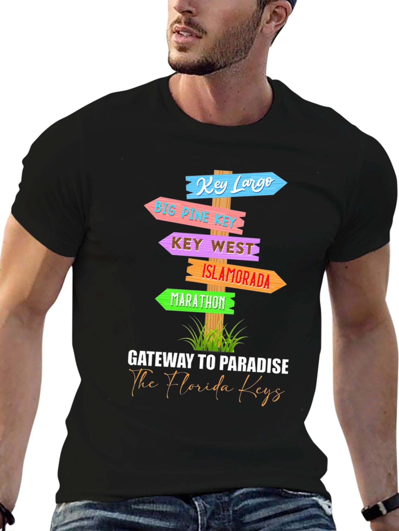 Florida Keys Destination Sign T-Shirt
