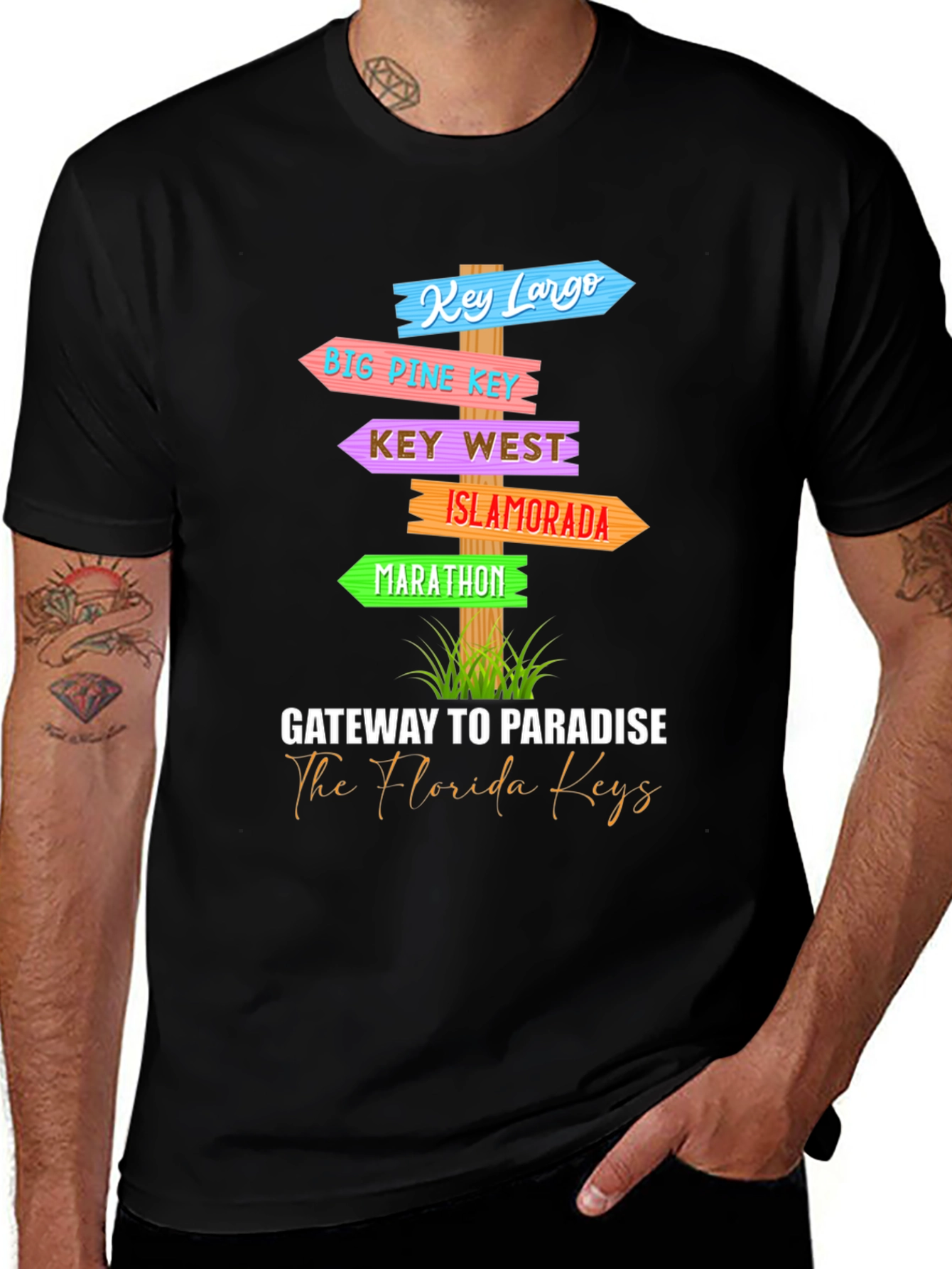 Florida Keys Destination Sign T-Shirt