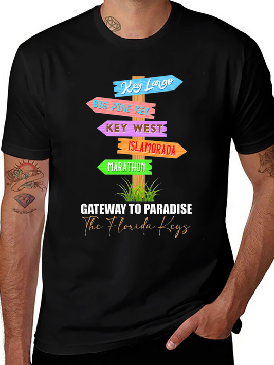 Florida Keys Destination Sign T-Shirt
