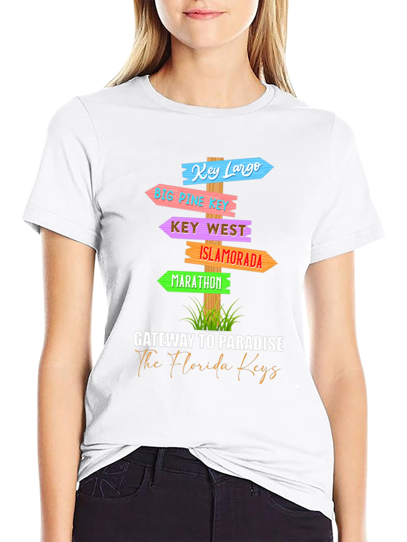 Florida Keys Destination Sign T-Shirt