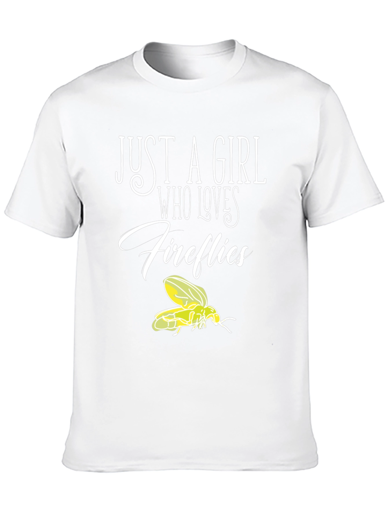 Just A Girl Who Loves Fireflies Graphic T-Shirt