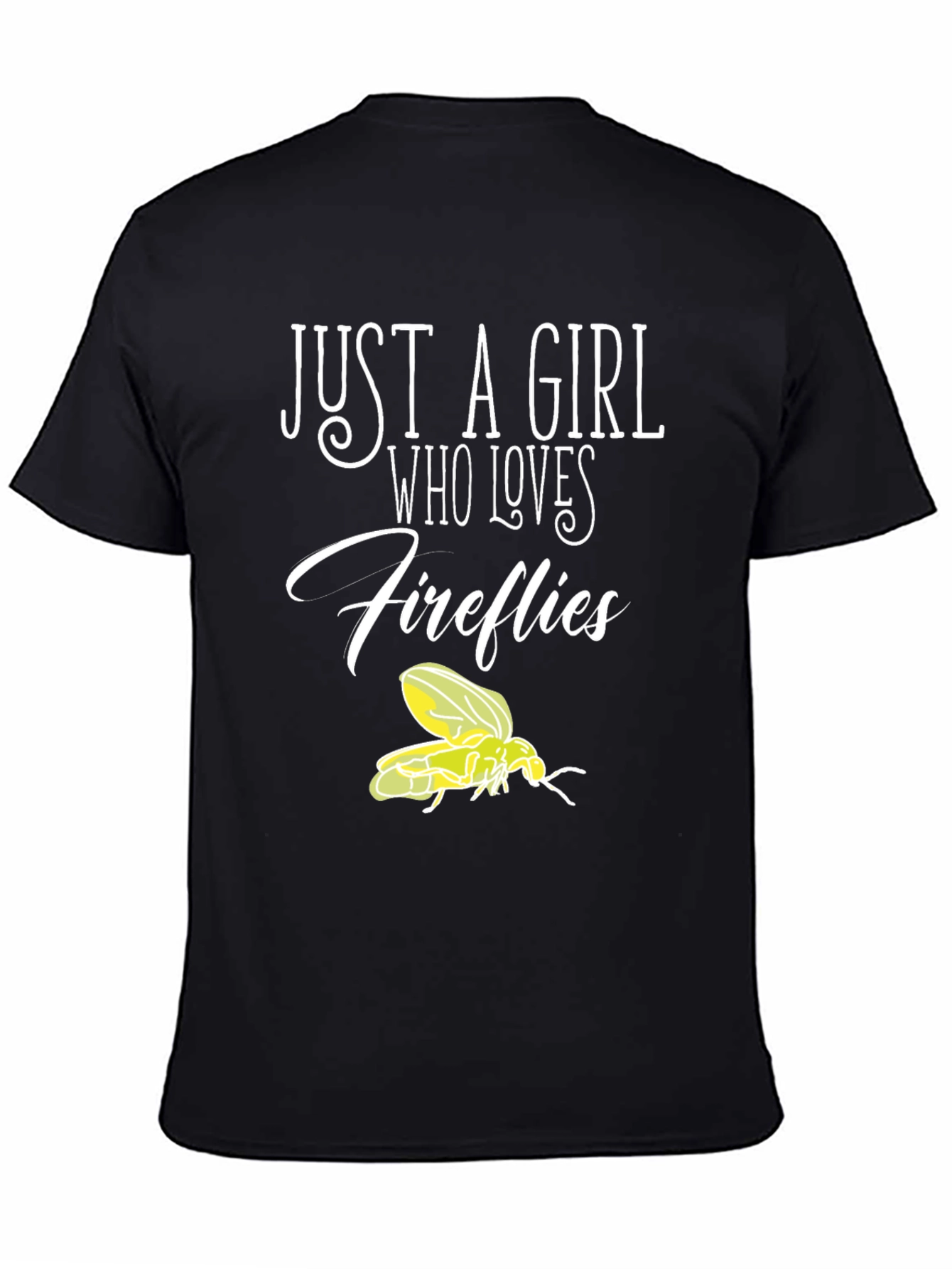 Just A Girl Who Loves Fireflies Graphic T-Shirt