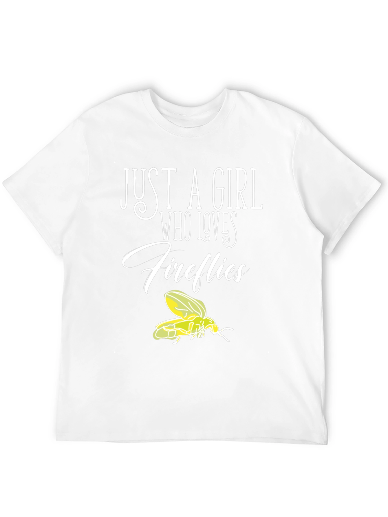 Just A Girl Who Loves Fireflies Graphic T-Shirt