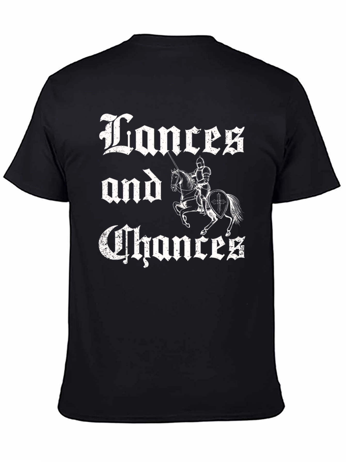 Lances and Chances Black T-Shirt