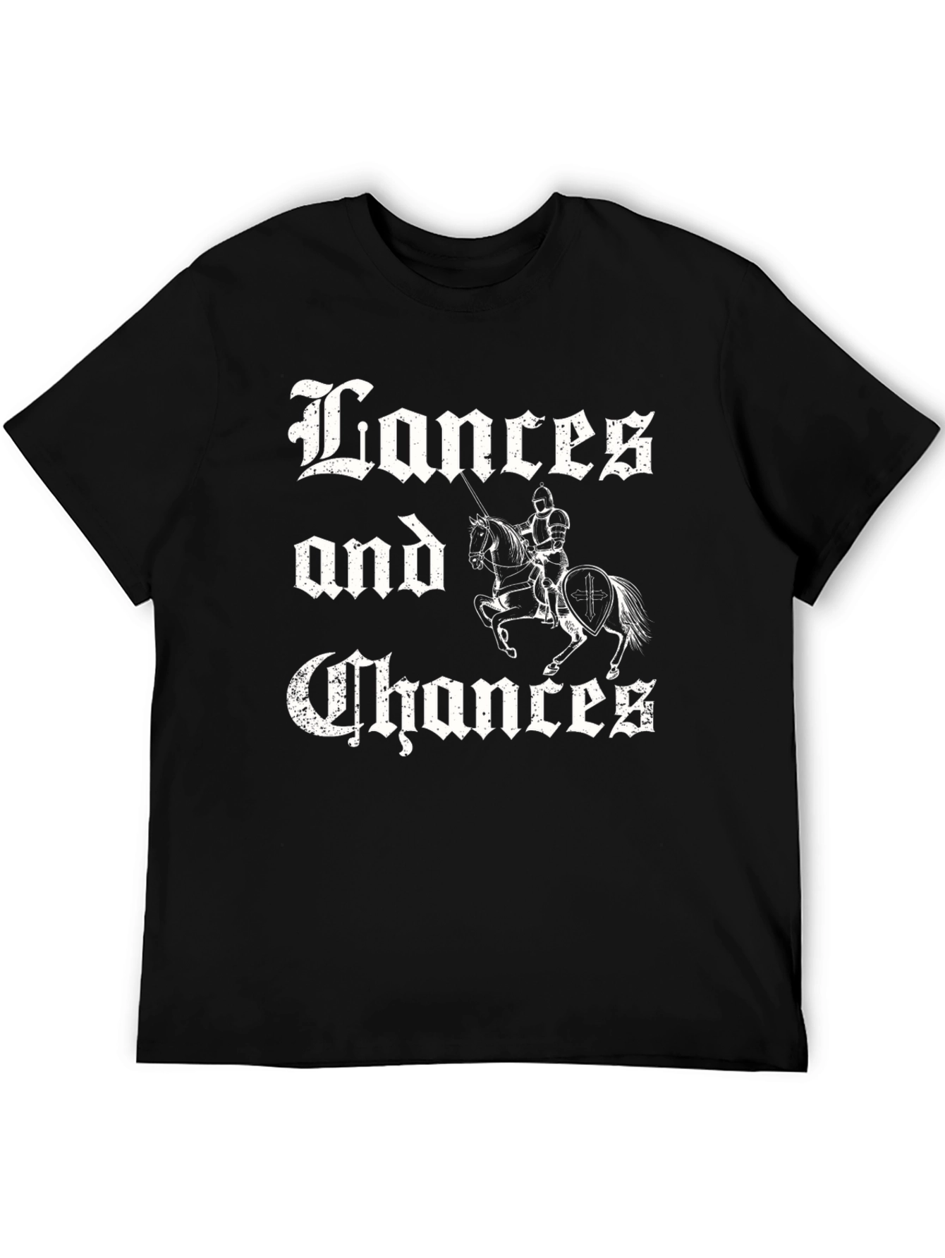 Lances and Chances Black T-Shirt