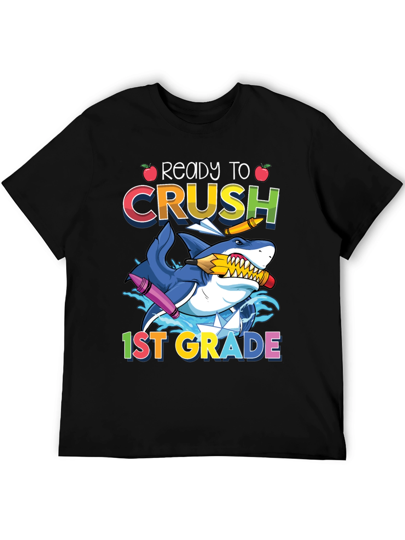 Ready to Crush 1st Grade Shark T-Shirt
