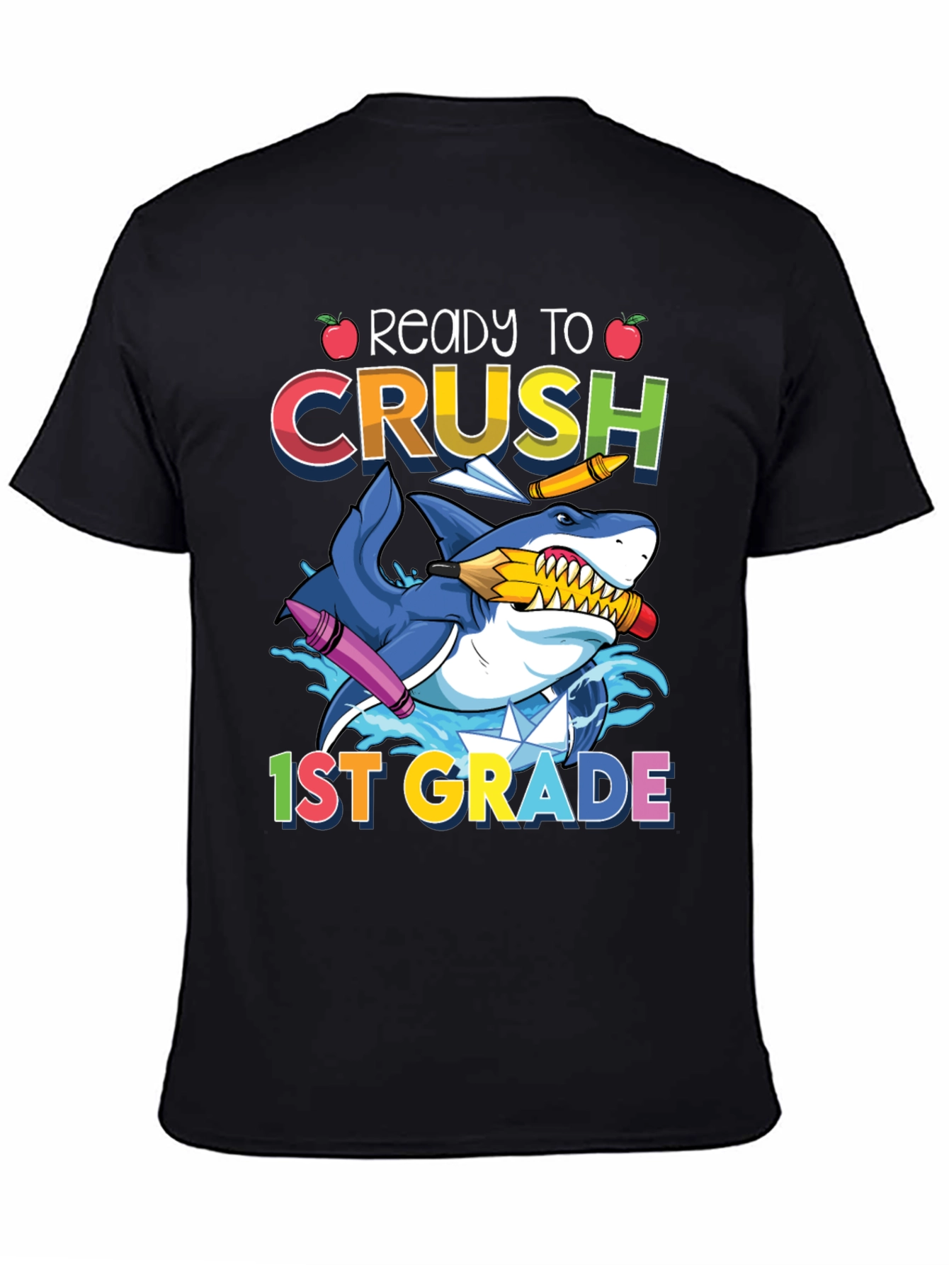 Ready to Crush 1st Grade Shark T-Shirt