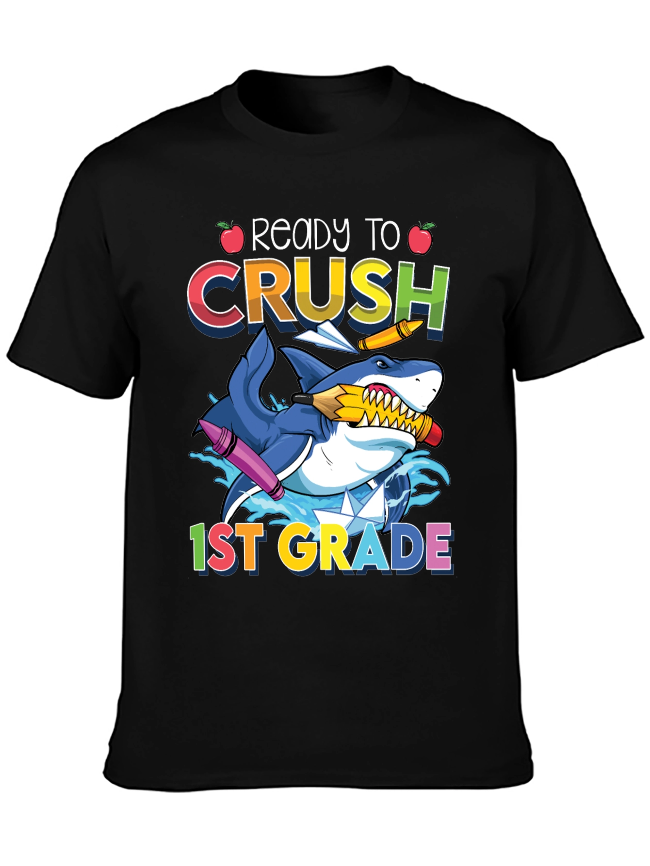Ready to Crush 1st Grade Shark T-Shirt