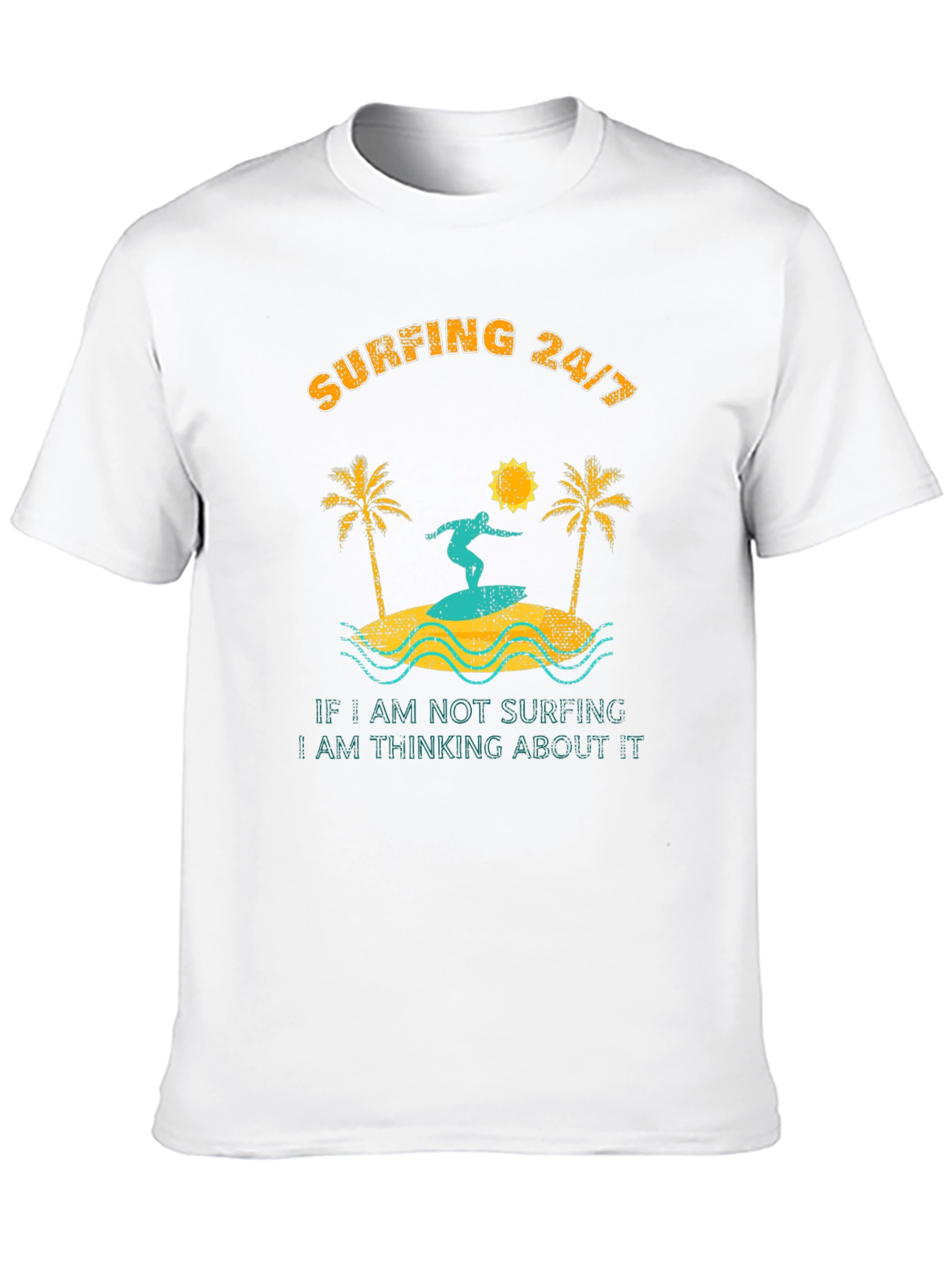 Surfing 24/7 Graphic Tee