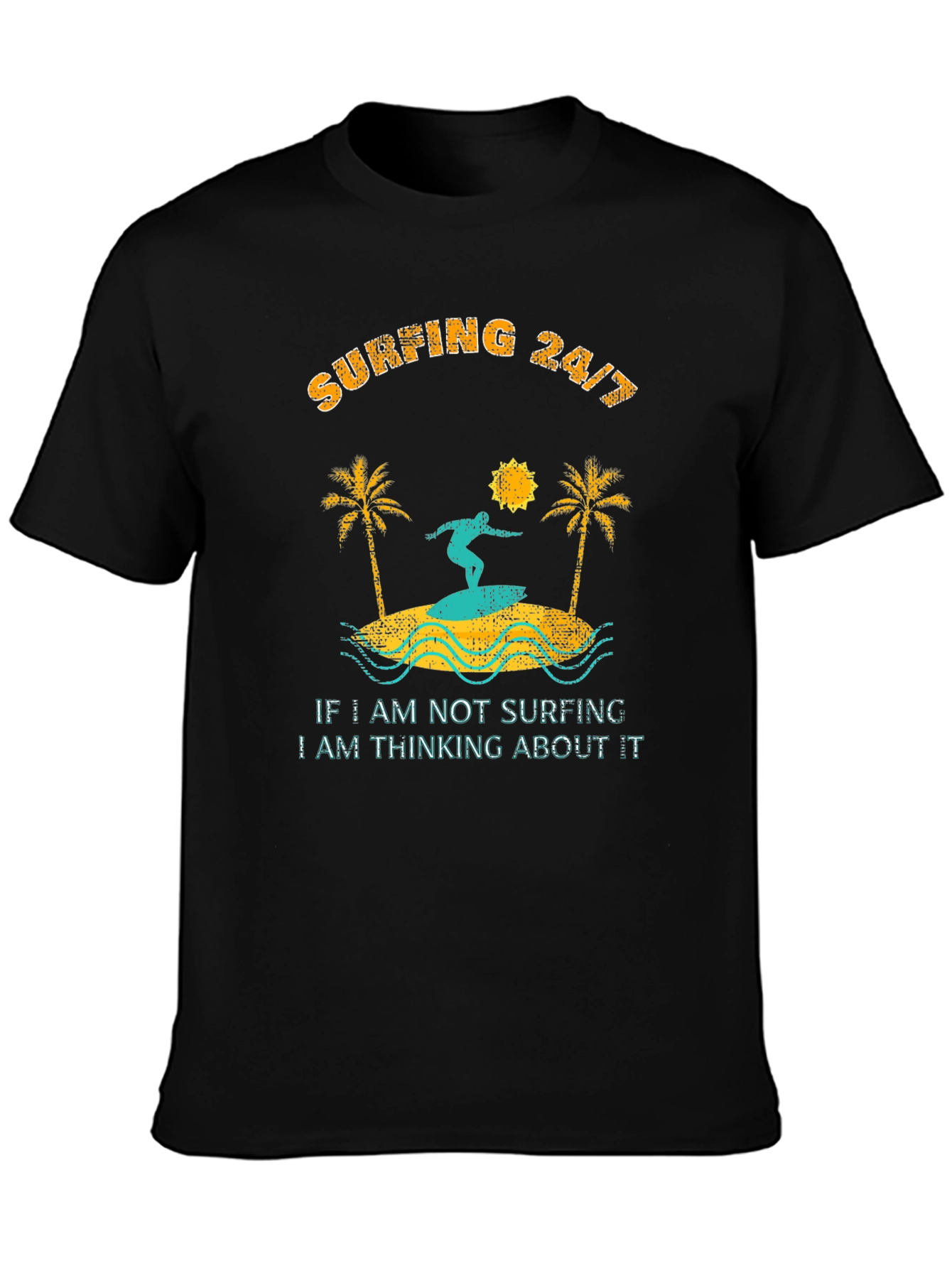 Surfing 24/7 Graphic Tee